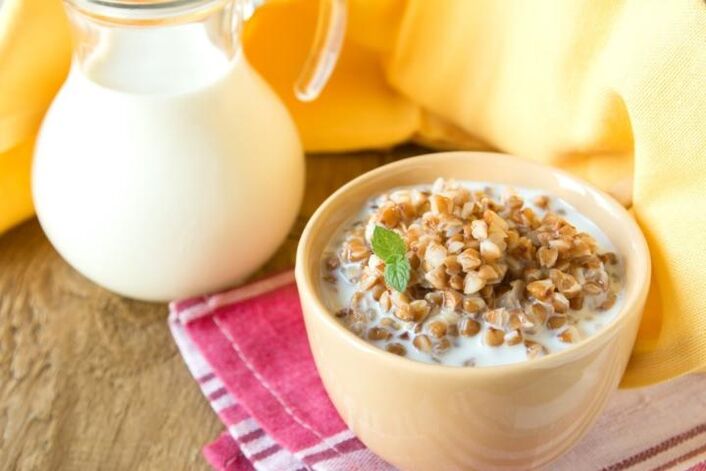 kefir and mint